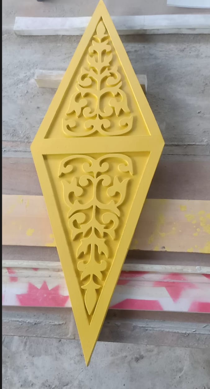 GRC Motif Pucuk Rebung